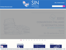 Tablet Screenshot of neonatologia.it